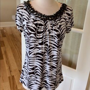 Joephina Top Silky Shirt Womens Medium